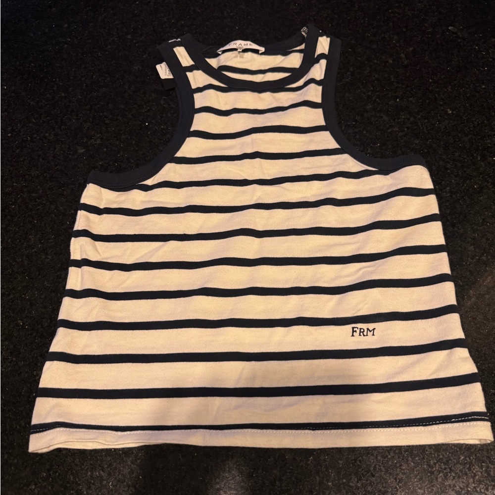 FRAME
Striped Racerback Tank Top - Picture 3 of 10